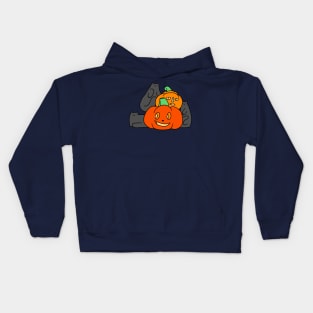 Cats and Pumpkins Kids Hoodie